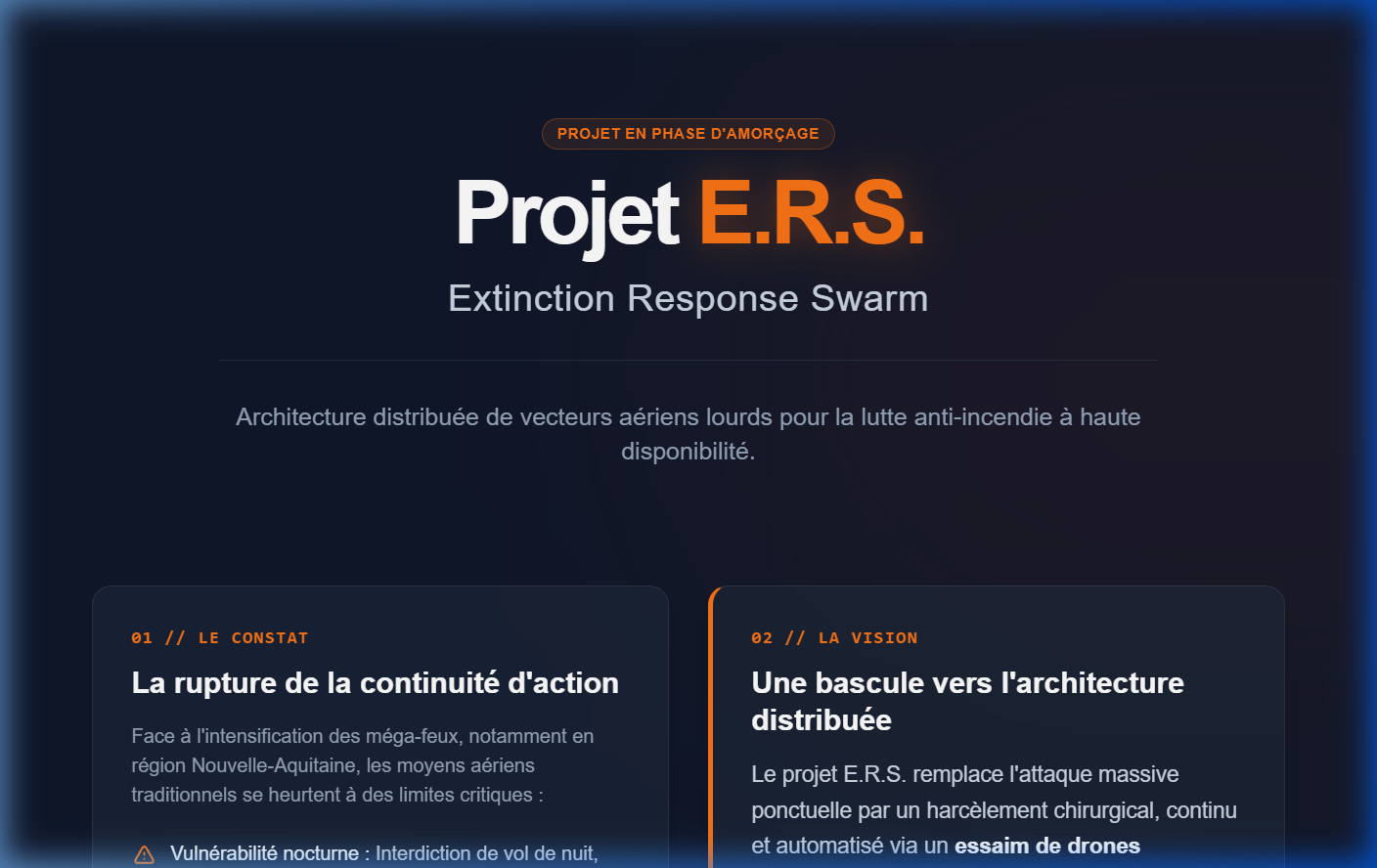 Aperçu Projet E.R.S.